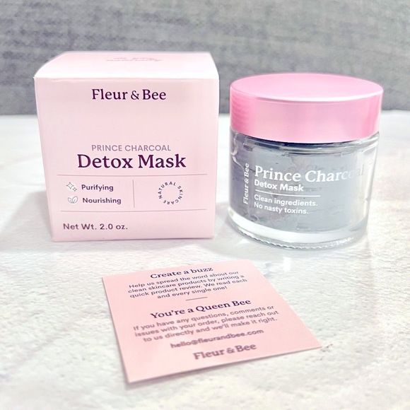 Sephora Other - Fleur & Bee DETOX MASK Prince Charcoal brand new and sealed!